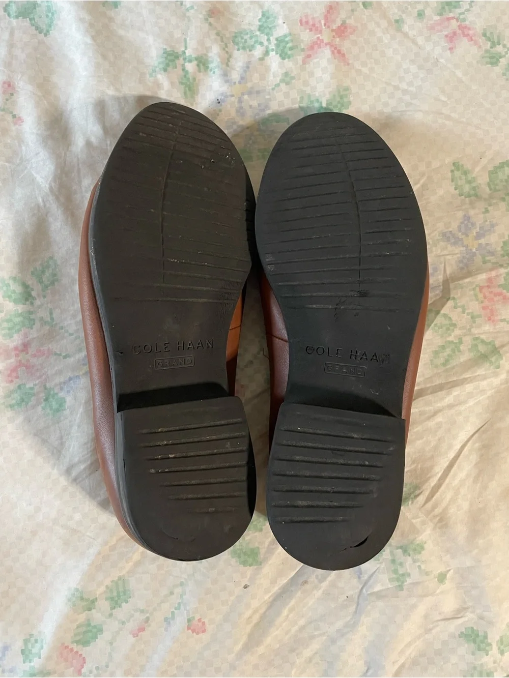 Cole Haan Men's Brown Leather Penny Loafers